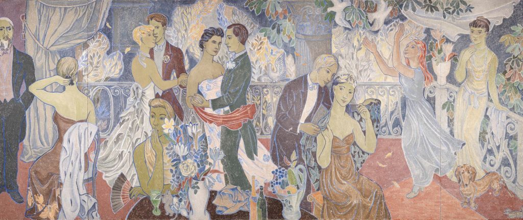 Tove Jansson: Juhlat kaupungissa -fresko