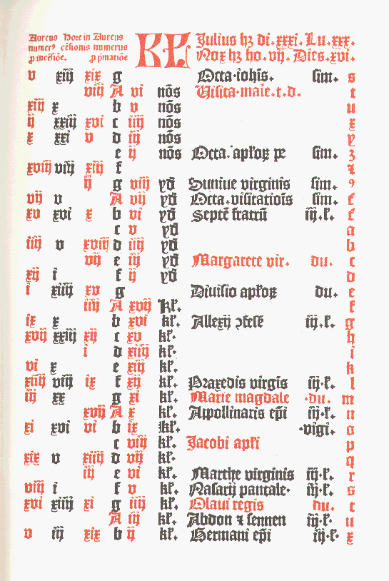 Missale Aboense 1488 - Heinäkuu