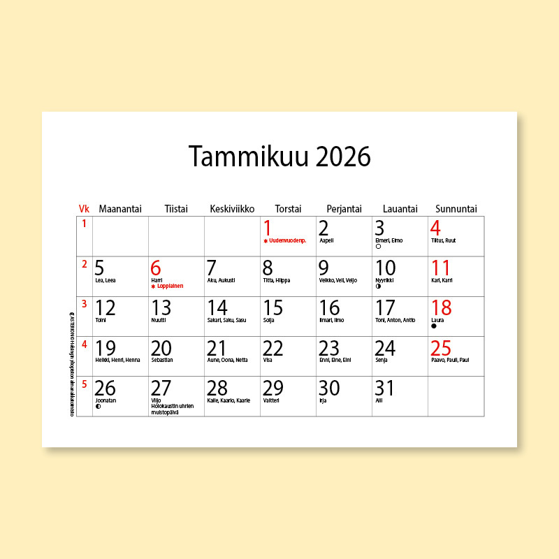 Asterion keskimatala 2026 (suomi)