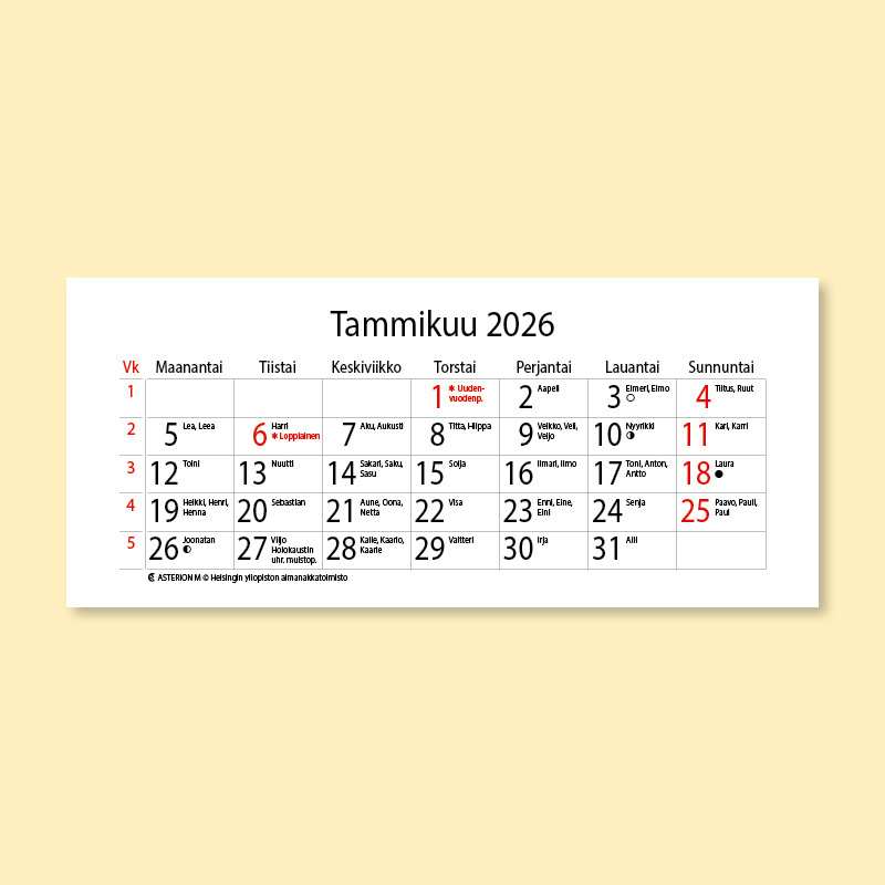 Asterion matala 2026 (suomi)