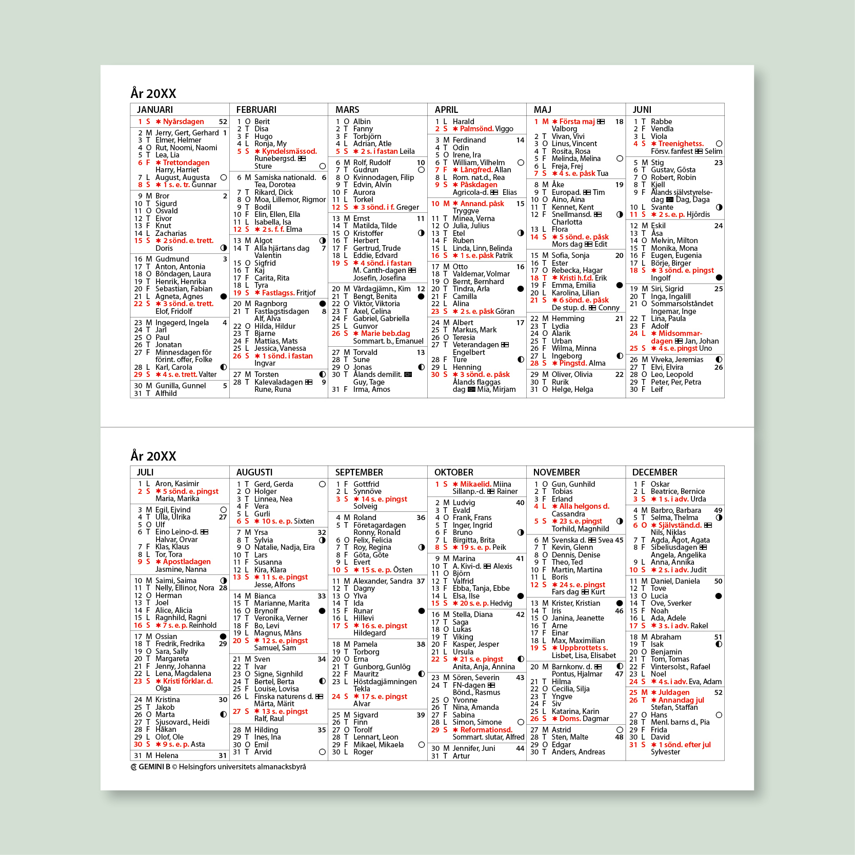 Gemini leveä 2027 (ruotsi)
